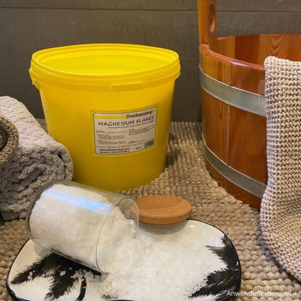 Magnesium Flakes aus dem Toten Meer 4kg – Magnesiumkristalle aus Magnesiumchlorid – 100% Naturprodukt - u.a. zur Herstellung von Magnesiumöl, Magnesium Spray, Magnesium Fußbad, Magnesium Vollbad uvm – Bild 4