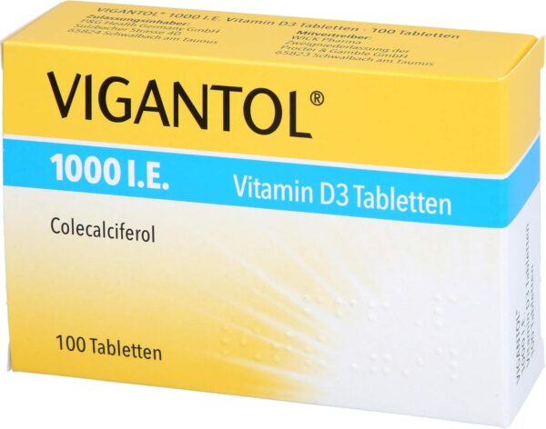 VIGANTOL 1.000 I.E. Vitamin D3 Tabletten – Bild 4