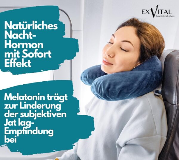 Melatonin Spray, mit Lavendel Extrakt & Vitamin B6- 0,5 mg liquid Melatonin pro Sprühstoß, natürliches Schlafhormon, 30 ml Sprühflasche mit SOFORT EFFEKT- Ohne Alkohol, Hochdosiert & Made in Germany – Bild 4