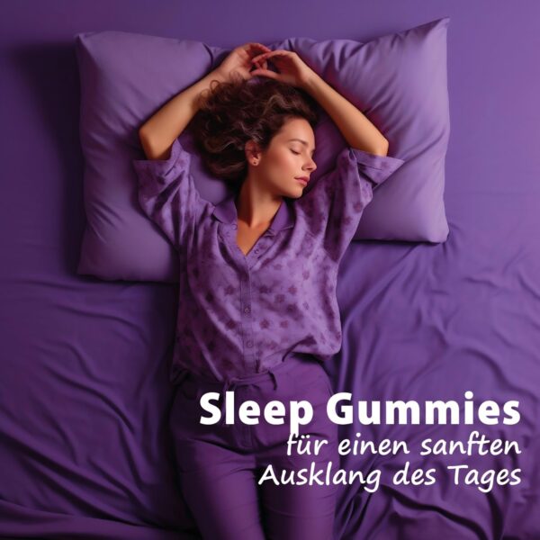 Gumtamin Sleep Melatonin Gummies - 120 Stück zuckerfrei - vegane Melatonin Gummibärchen für die Abendroutine - Alternative zu Melatonin Spray – Bild 6