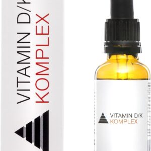 YPSI Vitamin D/K Komplex - Zweifach Vitamin D3 K2 Kombination in MCT Öl gelöst - Vegetarisch - 30 ml Pipettenflasche