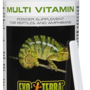 Exo Terra Puderzusatzpräparat, Multivitamin, Futterzusatz für Reptilien, 70g