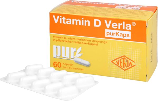 Vitamin D Verla purKaps Kapseln zum Einnehmen, 60 St. Kapseln – Bild 2