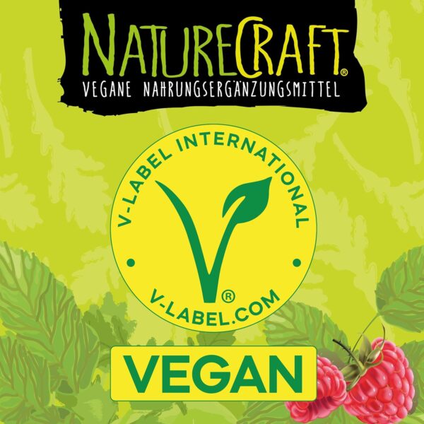 Vegan Multivitamins - 25 Vitamine, Mineralien und Spurenelemente - B12, D3, K2, Calcium, Zink, Eisen, Magnesium und viele weitere - mit 120 Kapseln (4 Monats-Vorrat) – Bild 6