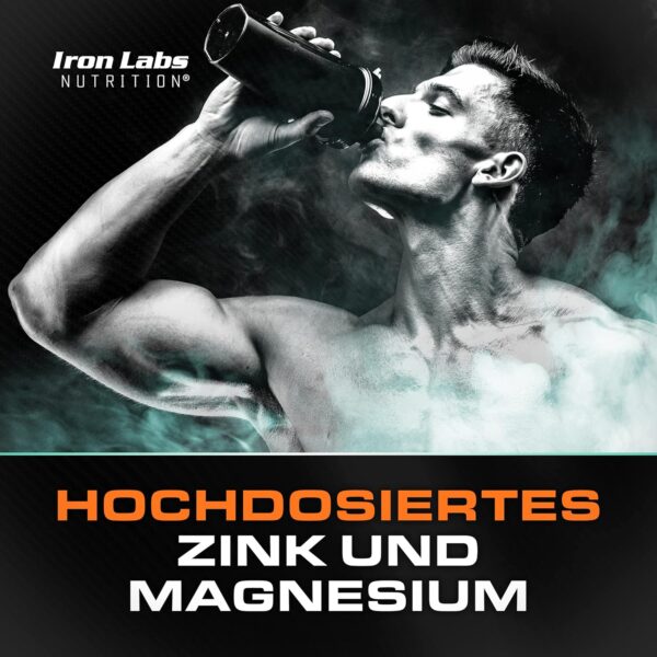 ZM6 - Hochdosierte Zink Magnesium - 180 vegetarische Kapseln - 3 Monate Vorrat von magnesium zink kapseln – Bild 4