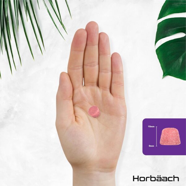 Magnesium Gummibärchen Kinder 90mg mit Vitamin C | 60 Magnesiumcitrat Vegane Gummies - 2 Monate Vorrat | Alternativ zu Kapseln & Tabletten | Magnesium Supplement for Children | von Horbaach – Bild 7