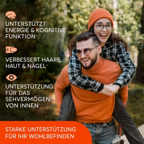 Multivitamin Komplex - 60 Kapseln für 30 Tage - Vitamin Komplex A-Z & Mineralstoffe wie Zink, Biotin - Hochdosierte Tabletten Multivinamine Für Männer Und Frauen A, C, D, E, B6, B12, K – Bild 5