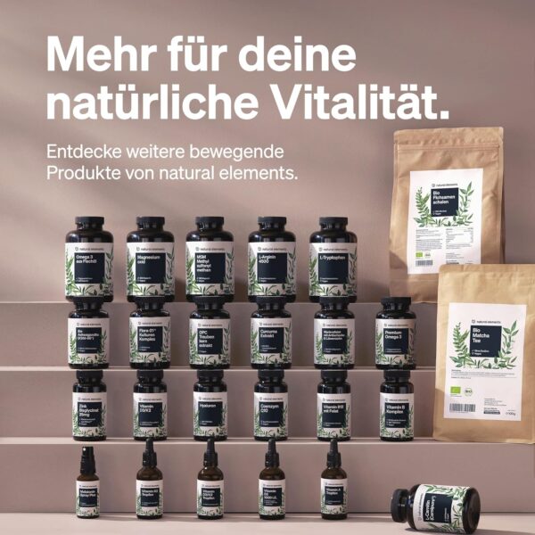 Magnesium - 365 Kapseln (Jahresvorrat) - 667mg, davon 400mg elementares Magnesium pro Kapsel - Laborgeprüft, hochdosiert, vegan – Bild 6