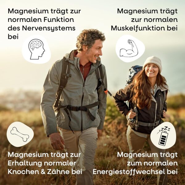 Magnesium Gummies hochdosiert - 180mg Magnesium für Kinder & Erwachsene aus Magnesiumcitrat für Muskeln und Nerven - laborgeprüft vegan Alternative zu Kapseln & Tabletten - 60 Stk hochdosiert – Bild 3