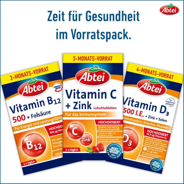 Abtei Magnesium – Basisversorgung für den Alltag – Für Muskeln und Nerven – Glutenfrei, Laktosefrei – Vorratspackung – 120 Kapseln für 4 Monate – Bild 4