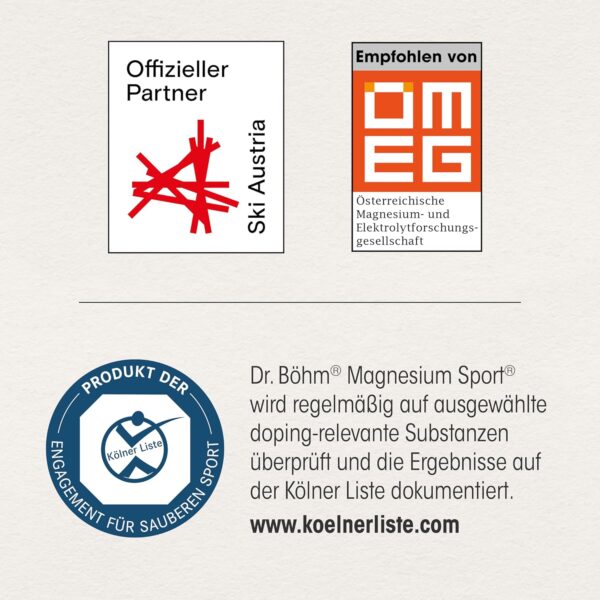 Dr. Böhm Magnesium Sport Tabletten: Für Muskeln und Energiestoffwechsel, mit Magnesium, Kalium und Vitamin C, ideal für Sportler, 60 Stück – Bild 5