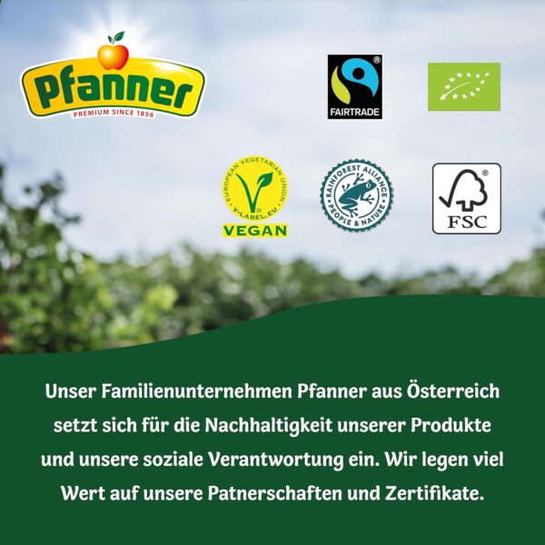 Pfanner Multivitaminsaft (8 x 1 l) - 100% Fruchtgehalt – Saft aus 13 Früchten - Mehrfruchtsaft im Vorratspack – Bild 6
