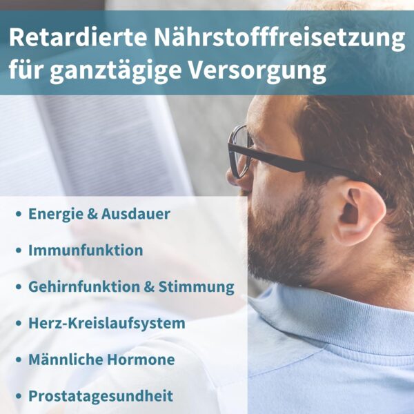Advanced Multivitamin Tabletten für Männer, 21 Vitamine & Mineralien, angereichert mit Lycopin, Vitamin D, methyliertem B6 und B12 für Energie, Langzeitformel, 180 Tabletten, von Igennus – Bild 5