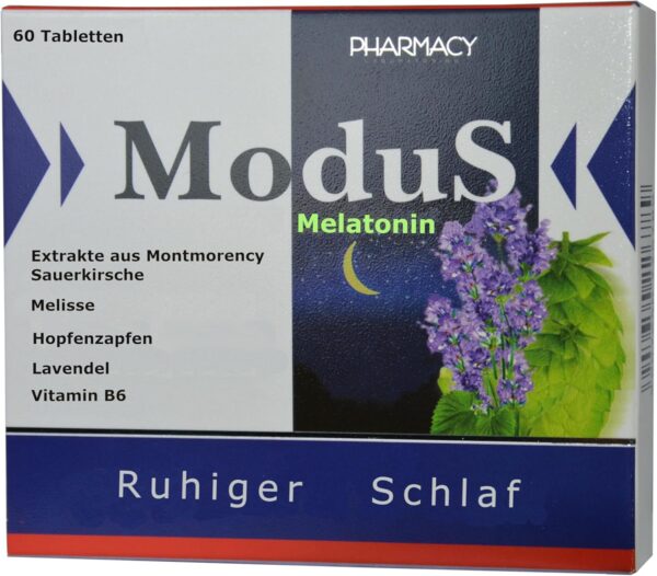 Einschlafhilfe, 60 Tabletten, Hopfen, Melisse, Lavendel, natürliches Melatonin aus Montmorency Sauerkirsche, Einschlafen, einschlafspray, schlaftabletten, schlafmittel schlafgut schlafsterne