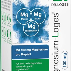magnesium-Loges® vario 100 mg - 120 Kapseln - Nahrungsergänzungsmittel mit 100 mg Magnesium für eine bedarfsgerechte Einnahme