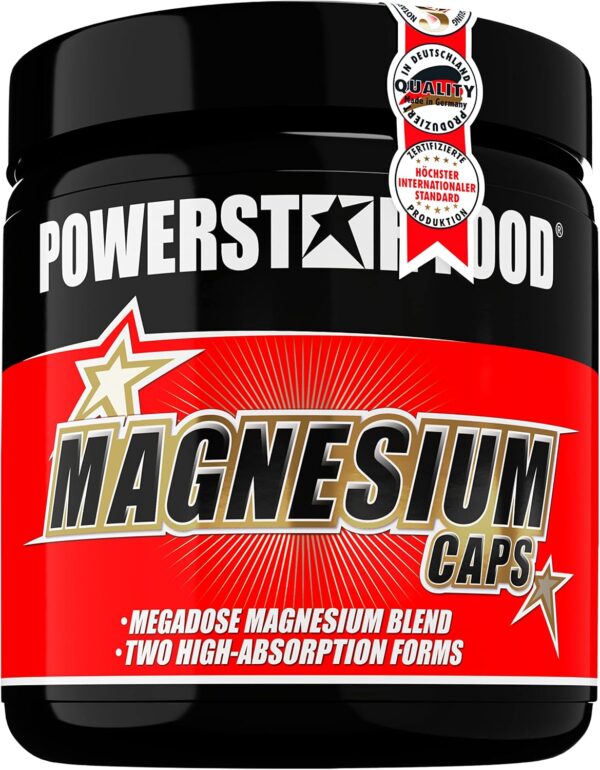 MAGNESIUM CAPS | Magnesium Komplex | HOCHDOSIERT | 430mg elementares (reines) Magnesium | Magnesiumcitrat & Magnesiumcarbonat | Rohstoffe in Pharmaqualität | 300 Kapseln | Deutsche Herstellung