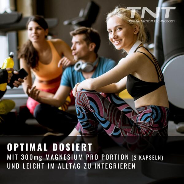 Magnesium Citrat Kapseln • 300mg pro Portion • 120 Kapseln • hochdosiert für 2-4 Monate • Laborgetestet & Reines Magnesiumcitrat – Bild 3