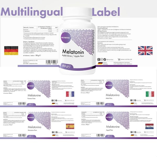 Nutritec Melatonin Tabletten für Reise und Jetlag – Bild 5