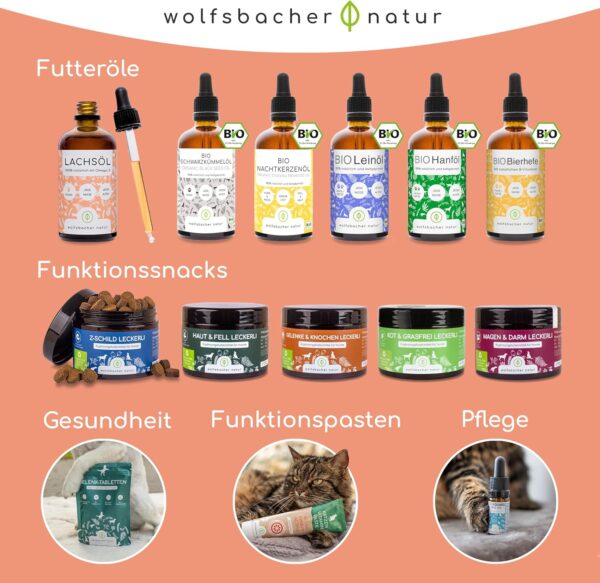Lachsöl für Katzen mit Omega 3 & 6 I 100ml norwegisches, natürliches Lachs-Öl aus Atlantik-Meer-Lachs I Hochdosiertes Ergänzungsmittel für Katzen – Bild 7