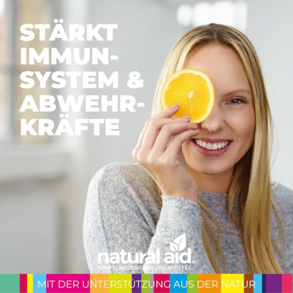 natural aid Multivitamin Kapseln [100% vegan] 120 Stück A-Z Vitamine Immunsystem stärken laborgeprüft o. Zusätze in DE hergestellt Multi Vitamin Komplex vegan – Bild 3