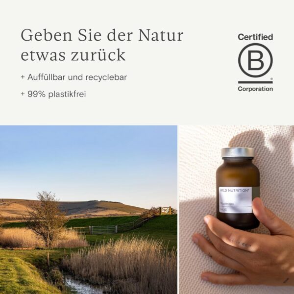 WILD NUTRITION ​​Food-Grown® Tägliches Multivitamin für Männer, Zink und Vitamin C zur Muskelregeneration + Energie & Immun-Support | Breitspektrum Multivitamine für Männer | 60 Kapseln – Bild 8