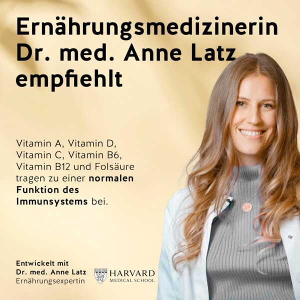 Multivitamin Gummibärchen Hochdosiert - Immun-Komplex mit Vitaminen A C D E und B-Vitamine B12 B6 Biotin Folsäure - 90 Stück - Vegan - Zuckerfrei - Bears with Benefits – Bild 4