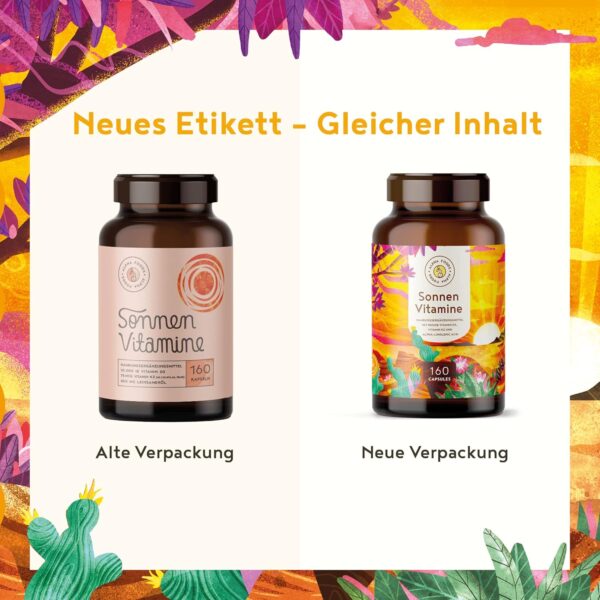 Vitamin D3 + K2 - hochdosiert 4.000 IE - 160 Kapseln - vitaMK-7, 99,99% All-Trans und pflanzliche Omega 3 Fettsäuren aus Leinsamen und Algen - SONNENVITAMINE – Bild 9