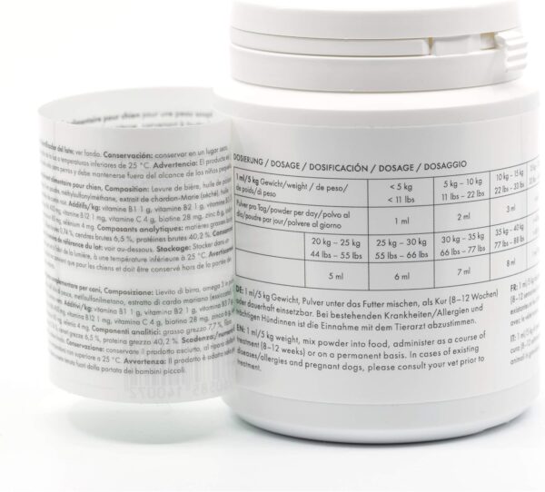 4-BEINER Beauty-Dog, Multi-Vitamine für Hunde mit MSM, Omega 3, Vitamin B-Komplex, Vitamin C, Biotin, Bierhefe, Mariendistel, Schwarzkümmelöl, Zink, Jod, Selen – Bild 7