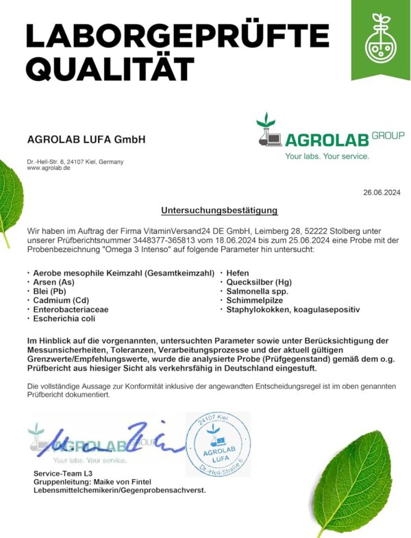 Premium Omega 3 mit 80% Fettsäuren - 120 Kapseln - 1000 mg Fischöl pro Kapsel mit EPA & DHA - Triglycerid-Form - Aufwendig gereinigt aus nachhaltigem Fischfang – Bild 6