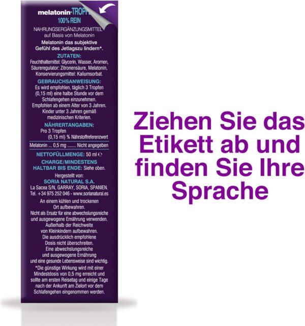 Melatonin Tropfen 330 Nächte - 50ml Melatonin Hochdosiert Um Besser zu Schlafen und Einen Tiefen, Erholsamen Schlaf zu genießen - Spray und Tabletten Alternative – Bild 6