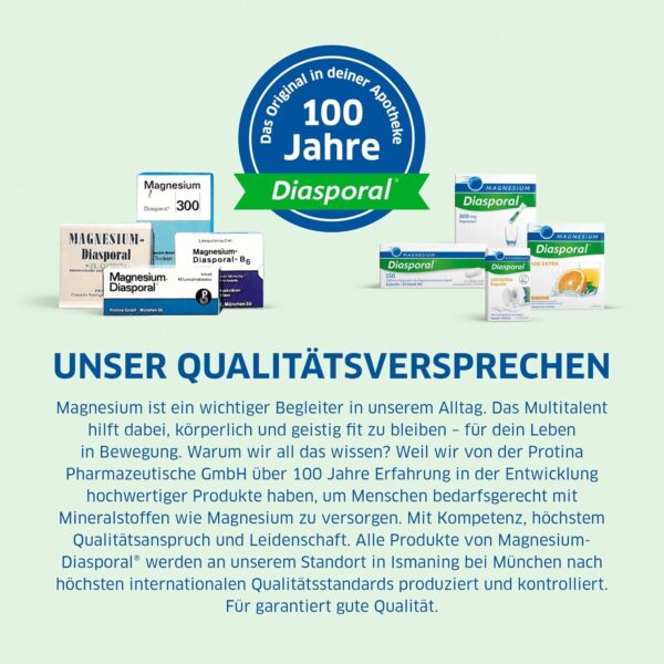 Magnesium-Diasporal 150 mg Magnesium Kapseln | Geschmacksneutral und leicht zu schlucken | Ideal bei Magnesiummangel | Auch für Schwangere und Stillende | Glutenfrei und laktosefrei | 100 Stück – Bild 7