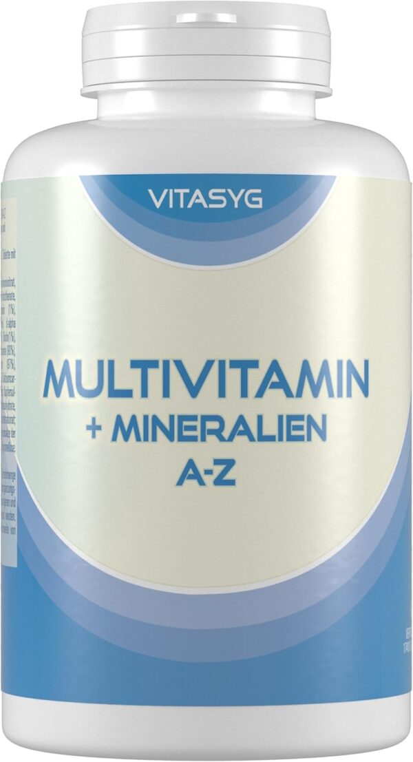 Vitasyg Multivitamin - 365 Tabletten - Jahresvorrat - 1 Tablette täglich, 1er Pack (1 x 475 g)
