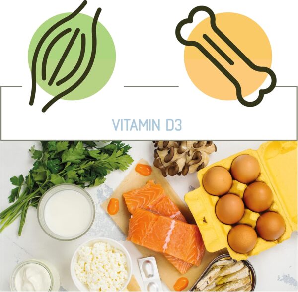 Vitabay Vitamin D3 1000 IE • 120 vegane Lutschtabletten für Kinder • Zum lutschen und kauen • natürliche Süße ohne künstliche Aromen • Made in Germany – Bild 5