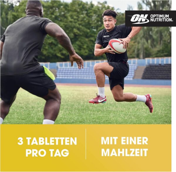Optimum Nutrition Opti-Men Multivitamin-Nahrungsergänzungsmittel für Männer mit Vitamin D, Vitamin C, Vitamin B6 und Aminosäuren, geschmacksneutral, 60 Portionen, 180 Kapseln – Bild 4