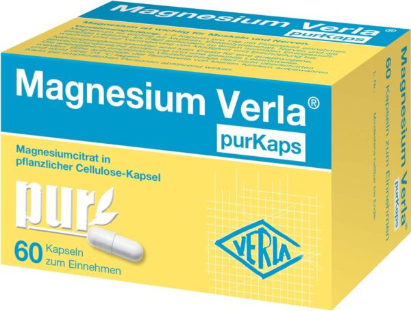Magnesium Verla purKaps, 60 St. Kapseln – Bild 3