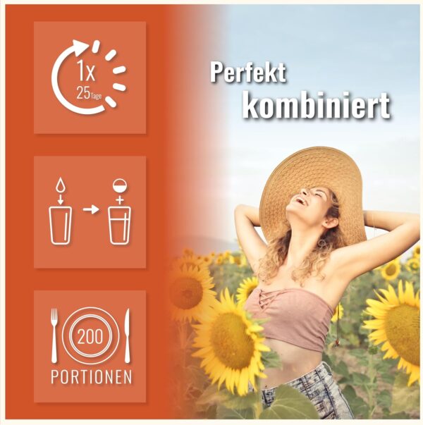 Vitamin D3 K2 Tabletten -200 Tabletten - Vitamin D Hochdosiert 20000 IE + 200µg Vitamin K2-Mk7 - D3 K2 Depot - Vegetarisch - Vitamin D3 K2 Hochdosiert – Bild 4
