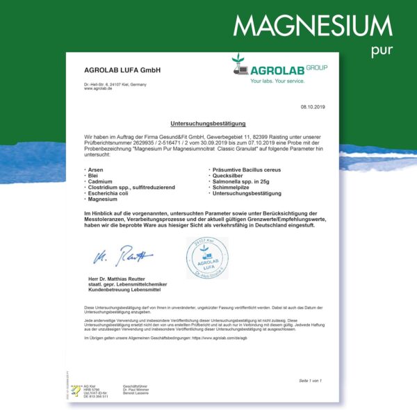 Magnesium-Pur Pulver 500g Nachfüllbeutel pures Magnesiumcitrat Pulver, hoch bioverfügbar, vegan, ohne Zusätze – Bild 6