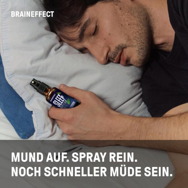 BRAINEFFECT SLEEP SPRAY STRONG Das Original® - Melatonin Spray Hochdosiert - 240 Tage Vorrat Einschlafspray - mit Minze, Zitrone, Lavendel und Ashwagandha, Zuckerfrei – Bild 8