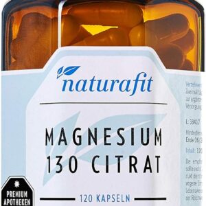 Naturafit Magnesium 130 Citr Kapseln