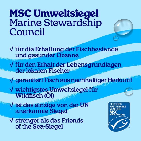 Arctic Blue Omega 3 Fischöl – 250 ml flüssig – MSC-Zertifiziert - hochdosiert mit DHA, EPA und Vitamin D – ohne Aufstoßen oder Fischgeruch – arktisches Fischöl – Orangengeschmack – Bild 6
