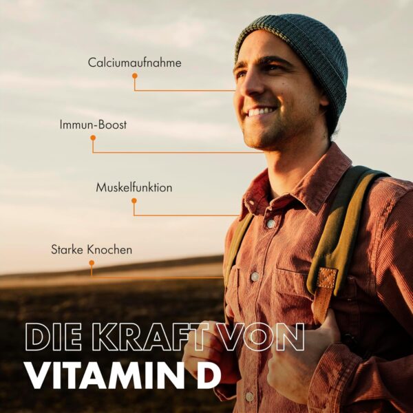 Vitamin D3-400 leicht einnehmbare Premium Vitamin D3-Mikrotabletten – Tablette Cholecalciferol VIT D3-Vegetarisches Nahrungsergänzungsmittel-Hergestellt von Incite Nutrition in Großbritannien – Bild 3