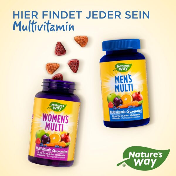 Männer Multivitamin Gummies hochdosiert - A-Z Vitamine - Immunsystem stärken Erwachsene mit Vitamine D3 B6 B12 Zink Selen Folsäure - vegetarische Gummibärchen - 60 Stk – Bild 8