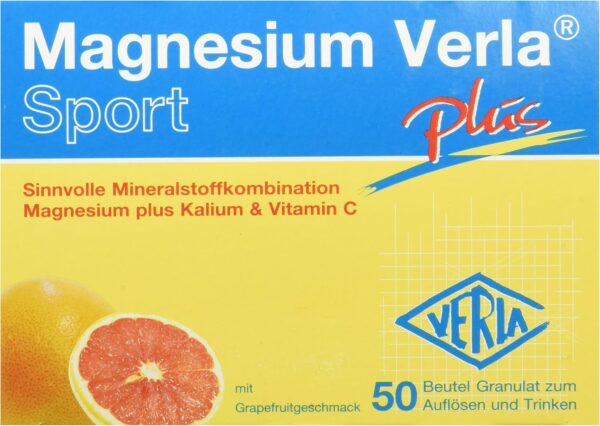 Magnesium Verla plus Granulat grapefruit, 1er Pack (1 x 50 Stück)