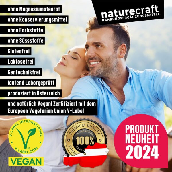Melatonin Schlaf Komplex Calm Down & Good Night - Nahrungsergänzungsmittel mit Hopfen, Melisse, Passionsblumen und Baldrianwurzel - vegan - 60 Kapseln – Bild 6