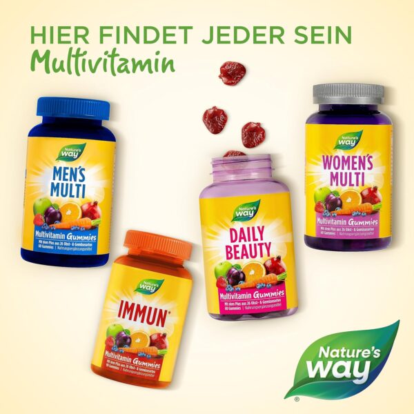Vitamin B Komplex Multivitamin Gummibärchen hochdosiert - lecker & gesunde Gummies mit Vitamin C Folsäure & 8 B-Vitamine B1 B2 B3 B5 B6 Biotin Vitamin B12 - vegetarisch- tägliche Energie - 60 Stk – Bild 8