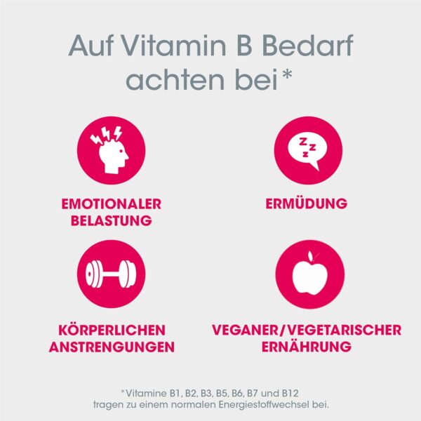 Vitamine - Vitasprint Duo Energie 2-Phasen-Tabletten, 20 St. – Mit hochdosiertem Vitamin B-Komplex zur Verringerung von Müdigkeit und Pflanzenextrakt Rhodiola Rosea – Bild 4