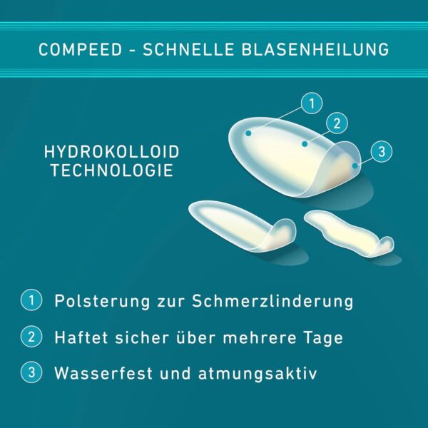 Abtei & Compeed Essentials Trio – 3er Set – Abtei Magnesium 500 Plus, Compeed Blasenpflaster Extreme, Compeed Blasenpflaster Mixpack – Ideal für den Sport und einen aktiven Lebensstil – Bild 4