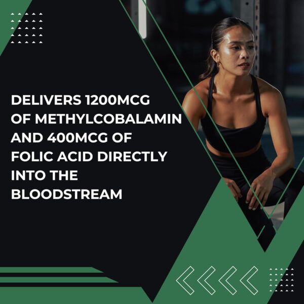 Flowzuk Transdermale Vitamin B12 Pflaster - Vitamin-Pflaster mit 1200mcg Methylcobalamin + 400mcg Folsäure - 8 topische Hautpflaster für Energie - Effektive B12 Supplementierung für bessere Absorption – Bild 3