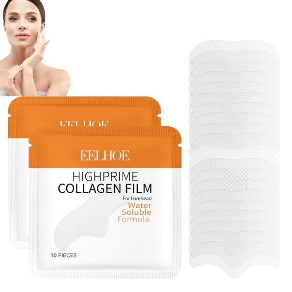 20 Stück Zornesfalte Pflaster, Zornesfalte Pflaster Anti Falten, Anti Falten Pflaster, Stirn Pads Gegen Falten, Forehead Wrinkle Patch,Anti Falten Stirn Pad,Feuchtigkeit Anti-Aging Zornesfalte Patches