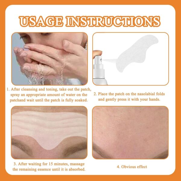 20 Stück Zornesfalte Pflaster, Zornesfalte Pflaster Anti Falten, Anti Falten Pflaster, Stirn Pads Gegen Falten, Forehead Wrinkle Patch,Anti Falten Stirn Pad,Feuchtigkeit Anti-Aging Zornesfalte Patches – Bild 6